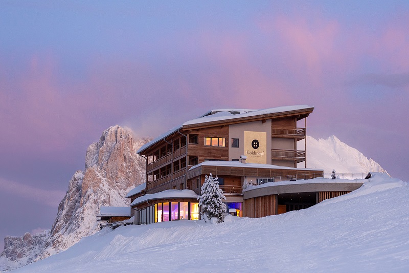 4 Sterne Goldknopf alpine lifestyle Hotel 39040 Seiser Alm - Dolomiten in Südtirol
